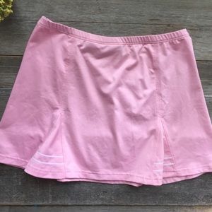 Pink Pleated Bolle Tennis Skirt